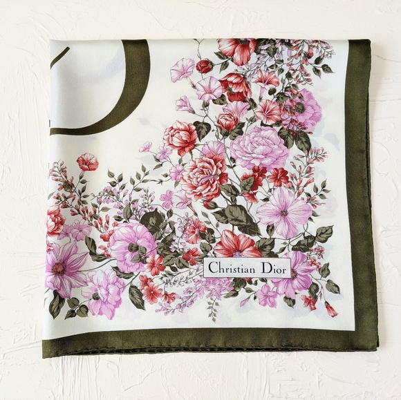Christian Dior silk scarf - Picture 1 of 7